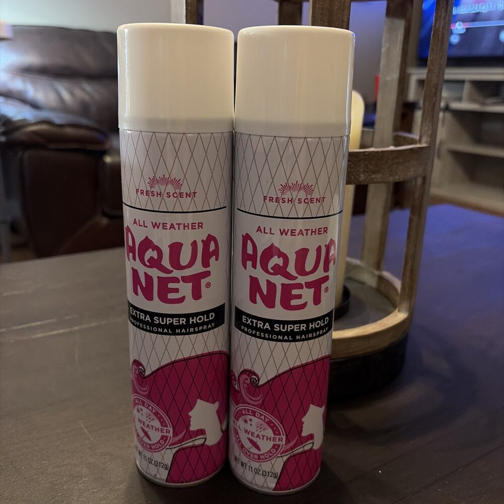 Aqua Net Professional Hair Spray Extra Super Hold Fresh Scent 11 OZ (2 pack)